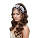 Sweet Princess Lace Trim Pearl Beaded Bridal Headband
