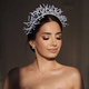 Light Luxury Bridal Wedding Headpiece Princess Style Hair Accessory