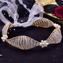 Leichter Luxus Braut-Hochzeits-Kopfschmuck Prinzessinnen-Stil Haaraccessoire