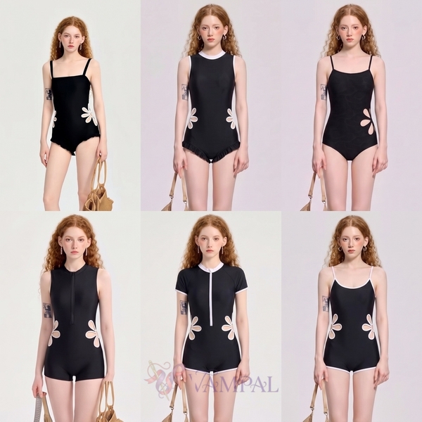 One-Piece Swimsuit For Women Slimming Tummy-Control Athletic Swimwear