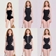 One-Piece Swimsuit For Women Slimming Tummy-Control Athletic Swimwear