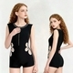 One-Piece Swimsuit For Women Slimming Tummy-Control Athletic Swimwear