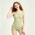 Sunflower 3D Print Tie-Dye One-Piece Swimsuit