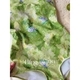 Green French Green Racing Swimsuit With Chest Pad