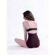 Brown Mocha Sea Salt Athletic One-Piece Swimsuit For Women