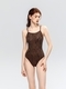 Women's Athletic Racing One-Piece Swimsuit Quick-Dry Chlorine-Resistant