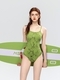 Women's Athletic Racing One-Piece Swimsuit Quick-Dry Chlorine-Resistant