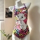 Women's Single-Layer Lycra Racing Swimsuit