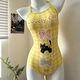 Women's Single-Layer Lycra Racing Swimsuit