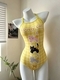 Women's Single-Layer Lycra Racing Swimsuit