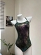 Women's Single-Layer Lycra Racing Swimsuit