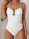 U-Shape Strappy One-Piece Swimsuit For Women