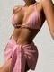Dreiteiliges Bikini Badebekleidung Set Für Damen