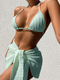 Dreiteiliges Bikini Badebekleidung Set Für Damen
