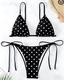 Leopard Print Three-Point Bikini Two-Piece Swimsuit