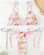 Leopard Print Three-Point Bikini Two-Piece Swimsuit