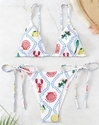 Leopard Print Three-Point Bikini Two-Piece Swimsuit