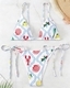 Leopard Print Three-Point Bikini Two-Piece Swimsuit