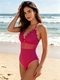 Einteiliger Slim-Fit Badeanzug Damen Bademode im europäischen Stil