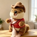 Ethnic Style Groundhog Plush Toy Doll