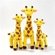 Gelbe Giraffe Plüschpuppe Simulationstier für Kinder