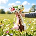 Funny Long-Neck Animal Plush Pendant Stress Relief Toy Gift