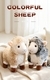 Red Zodiac Sheep Plush Toy New Year Gift