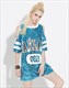 Pailletten-Schulterfreies Hemdblusenkleid mit 3/4-Ärmeln