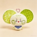 Cute Plush Fruit Mouse Desk Decoration Backpack Charm