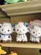 Xinjiang lamb Cute White Lamb Plush Toy Stuffed Pendant For Kids