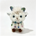 Xinjiang lamb Cute White Lamb Plush Toy Stuffed Pendant For Kids