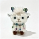 Xinjiang lamb Cute White Lamb Plush Toy Stuffed Pendant For Kids