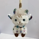 Xinjiang lamb Cute White Lamb Plush Toy Stuffed Pendant For Kids