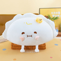 Ultra Soft Dumpling Bun Plush Pillow Waist Support Cushion