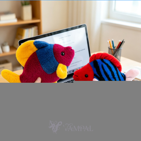 Realistic Tropical Fish Plush Toy Pocket-Sized Stuffed Doll