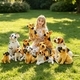 Simulations-Hund Plüschtier Ornament Puppe Figur Geschenk