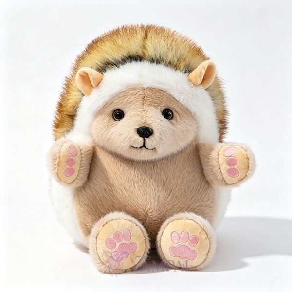 Karamell Wendbarer Igel Plüschtier Realistisches Stofftier Ornament