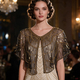 Pailletten-Schal Kurzer Bolero Abendcape für Damen