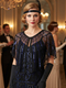 Pailletten-Schal Kurzer Bolero Abendcape für Damen