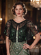 Pailletten-Schal Kurzer Bolero Abendcape für Damen