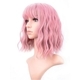 Short Curly Water Wave Synthetic Wig With Bangs