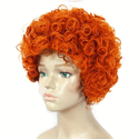 Button mesh Short Curly Halloween Cosplay Wig For Women