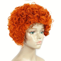 Button mesh Short Curly Halloween Cosplay Wig For Women