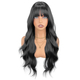 Fluffy Big Wavy Long Curly Wig Natural Multi-Color Full-Head Cap