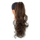 Long Curly Water Wave Drawstring Ponytail Wig