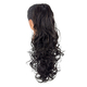 Long Curly Water Wave Drawstring Ponytail Wig