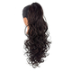 Long Curly Water Wave Drawstring Ponytail Wig