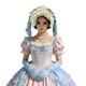 Lolita Curly Lace Straw Bonnet Hat