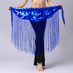 Royal Blue Sequin Hip Scarf