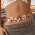 Bohemian Spiral Disc Waist Chain For Women